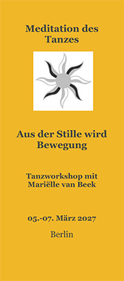 Bild des Flyers über das 'Dance Weekend' in Berlin links zum Flyer